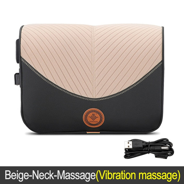 Vibration Massage Neck and Lumbar Support Pillows for Car & Travel – Styled  Rides